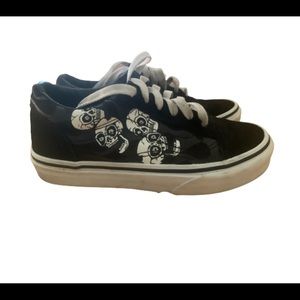 Kids Glossy Flame Old Skool Shoes